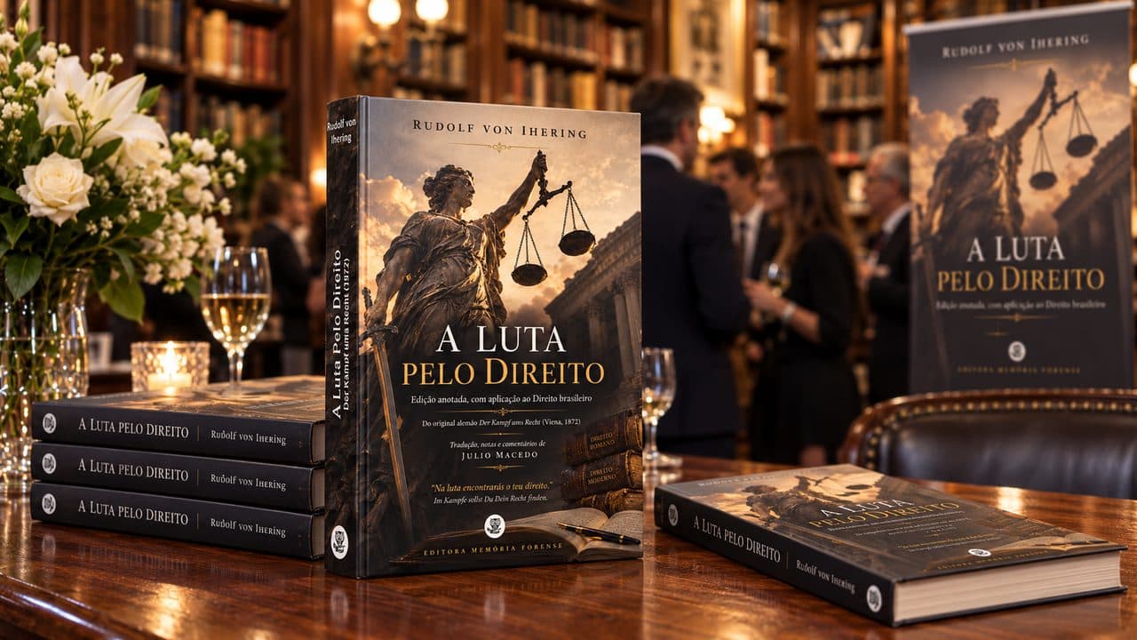Memória Forense lança edição anotada de "A Luta pelo Direito", de Ihering